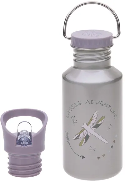 Sticlă metalică Lassig - Adventure Dragonfly, 500 ml