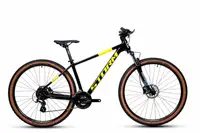 Bicicleta MTB Storm Trail Man 1.0, 29 Inch, Cadru 21, Frane Hidraulice, Negru Galben