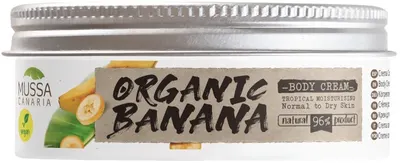 Mussa Canaria Cremă de corp cu banane organice din Insulele Canare, 70 ml