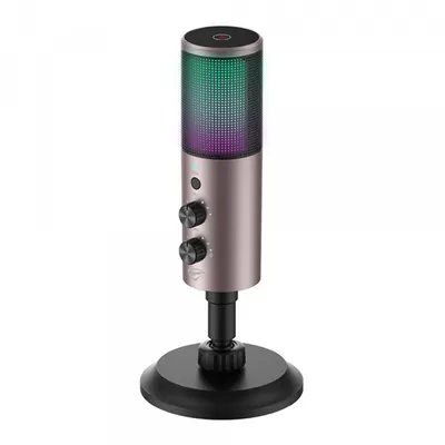 Microfon HAVIT GK61, RGB, USB-C, Gri