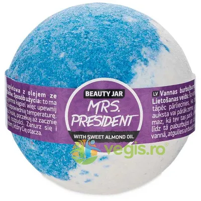 Bila de Baie Efervescenta cu Ulei de Migdale Dulci Mrs. President 150g