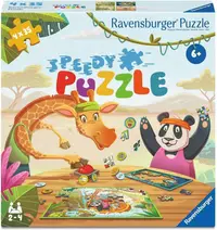 Puzzle pentru copii Ravensburger din 4 х 35 piese - Animale exotice