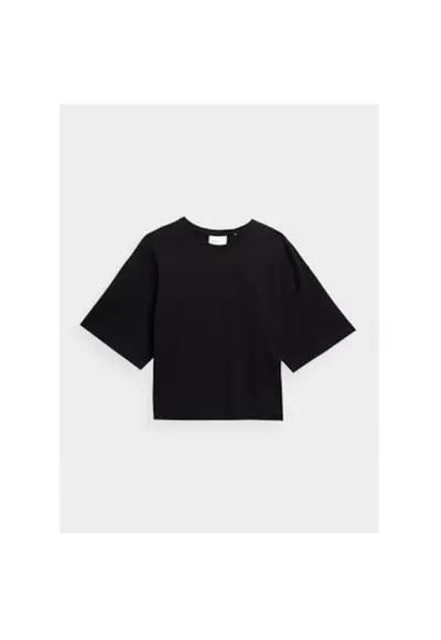 Tricouri Dama - 302866410 - Bumbac - S INTL - Negru