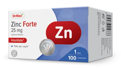 Dr. Max Zinc Forte 25mg, 100 comprimate filmate