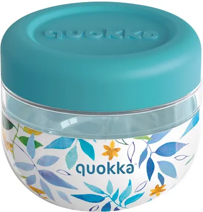 Borcan de alimente Quokka Bubble - Watercolor Leaves, 500 ml