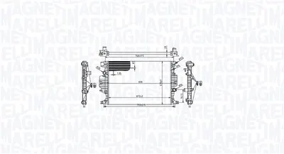 Radiator racire motor potrivit FORD GALAXY III, MONDEO V 1.5 2.0D 09.14