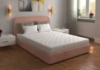 Saltea cu spumă poliuretanică 7 Zone SOMNART 160x200, înălțime 17 cm, ortopedică, husă detașabilă cu fermoar, fermitate medie