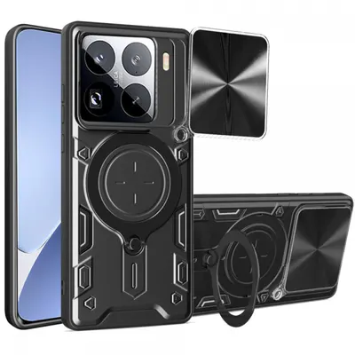 Husa pentru Xiaomi 15 Pro, Techsuit, CamGuard Pro, Neagra