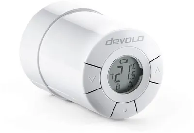 Termostat pentru radiator devolo - 09811, Z-Wave, alb