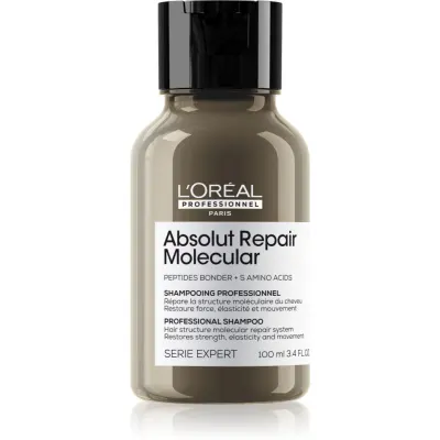 L’Oréal Professionnel Serie Expert Absolut Repair Molecular șampon fortifiant pentru păr deteriorat 100 ml