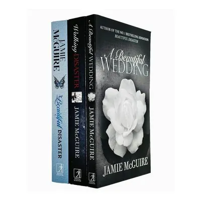 Jamie McGuire Beautiful Series Collection 3 Books Set (Beautiful Disaster, Walking Disaster, A Beautiful Wedding)
