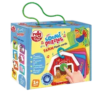 Cartonase puzzle cu sunete - Animale de la ferma