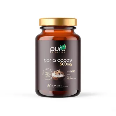 Poria cocos – Drenaj natural - 60cps PureOrganics