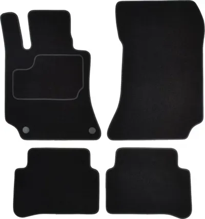Covorase auto (set, velur, 4 bucati, culoare negru) MERCEDES CLS (C219) intre 2004-2010