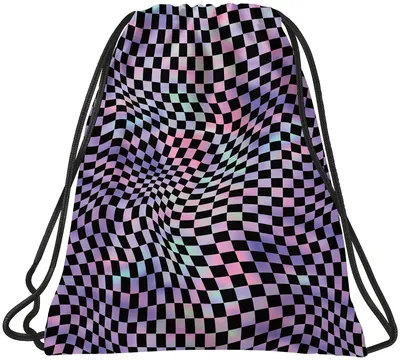 Geantă sport BackUp A - Wavy Chessboard