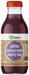 Suc de mere, coacăze negre și soc negru, 300 ml, EkaMedica