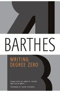 Writing Degree Zero