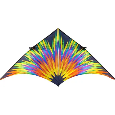 Zmeu cu fir simplu HQ Delta Fireworks 4 m 106424 Rainbow 410 x 195 cm