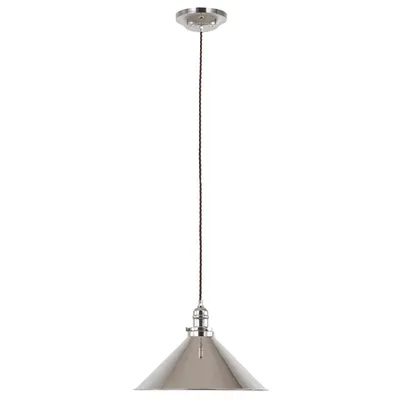 Lampa suspendata Provence 1 Light Pendant – Polished Nickel