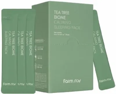 FarmStay Tea Tree Biome Mască de față de noapte, 20 buc