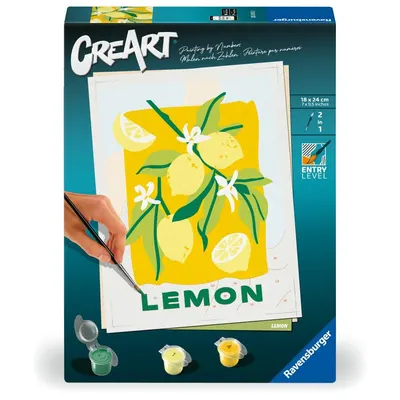 Pictura pe numere pentru adulti Ravensburger CreArt Lamai