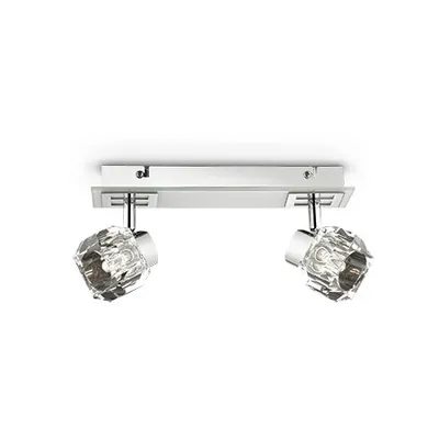 Aplica Nostalgia 2 becuri, dulie G9, L:260 mm, H:75 mm, Transparent