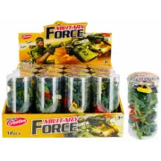 Jucarie set armata (soldati) MegaCreative Military Set, 474337, borcan, +3 ani