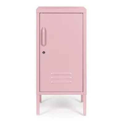 Dulap roz deschis din metal cu încuietoare 35x76x40 cm Cambridge – Yes Everyday