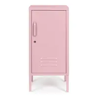 Dulap roz deschis din metal cu încuietoare 35x76x40 cm Cambridge – Yes Everyday