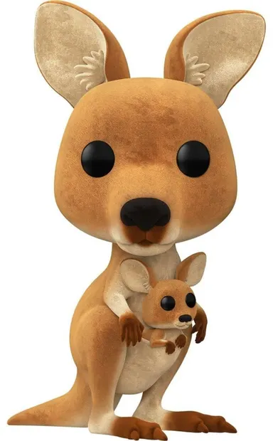 Figurină Funko POP! Animals: Australian Animals - Cangur (Flocked) #112