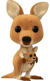Figurină Funko POP! Animals: Australian Animals - Cangur (Flocked) #112