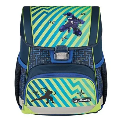 Ghiozdan neechipat Loop, 37x31x22 cm, Herlitz Funky Ninja