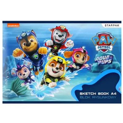 Bloc desen Starpak Paw Patrol, A4