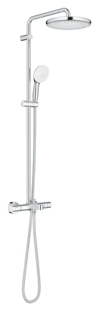 Sistem de dus Grohe Tempesta 250, aparent, pipa cada, termostat, 250 mm, 1 functie, crom, 26978001