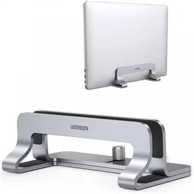 Suport Vertical UGREEN LP258 (29277) pentru Laptop cu grosime 12mm - 26mm, Argintiu