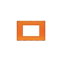Placa Ornament 2 Module Orange Gel Bticino