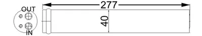 Uscator aer conditionat potrivit NISSAN MICRA III, NOTE 1.5D 09.03-06.12