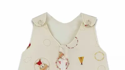 Sac de dormit copii 1.5 tog Mici indieni din bumbac 140 cm