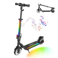 Trotinetă electrică iScooter iK3Max pentru copii, difuzor Bluetooth, lumini LED