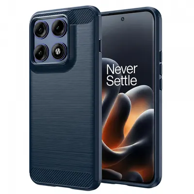 Husa pentru Motorola Edge 70 Pro, Techsuit, Carbon, Albastra