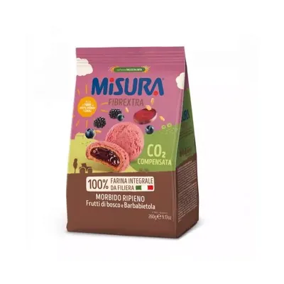Biscuiti integrali cu fructe de padure, sfecla si struguri, 260 g, Misura Engros