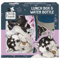 Set sticlă și cutie pentru mâncare Derform Cleo & Frank 38