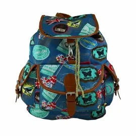 Rucsac urban Love2Travel, bleu, LaRue