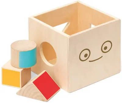 Sorter din lemn Micki Pippi - cu forme