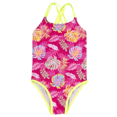 Costum de baie fetite intreg Chicco, ciclamen, 01342-70MC