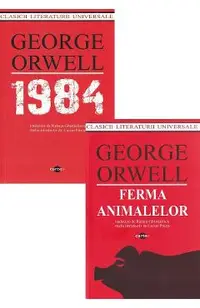 Pachet 2 carti: George Orwell. Ferma animalelor + 1984
