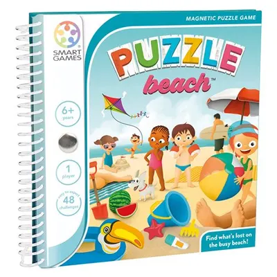 Smart Games - Puzzle Beach, joc de logica cu 48 de provocari, 6+ ani, editie internationala