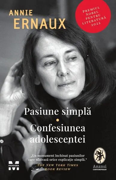 Pasiune simplă. Confesiunea adolescentei - Hardcover - Annie Ernaux