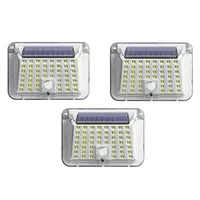 Set 3 x Lampa solara 90 LED Jortan, senzor de miscare