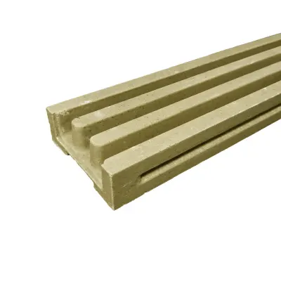 Canal de drenaj din beton polimeric, C250, duza incorporata cu diametrul de 11 cm, lungime 1 m